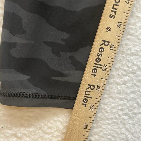 Athleta Leggings Womens Medium Black Elation Camo 7/8 Tight Gym Workout Yoga - Picture 10 of 11
